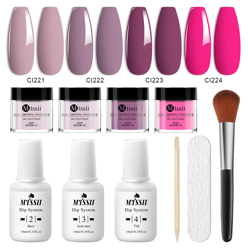 Nail Glitter Chrome - Kit de poudre pour ongles 10