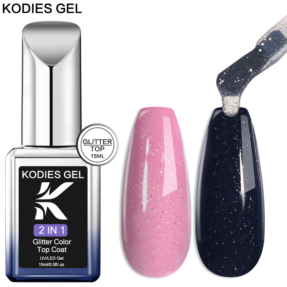 Nail Glitter Chrome - KODIES GEL Starlight couche de finition