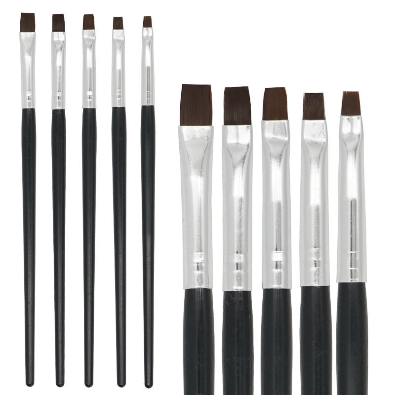 Nail Fan Brush - Stylo brosse en résine dentaire, 5