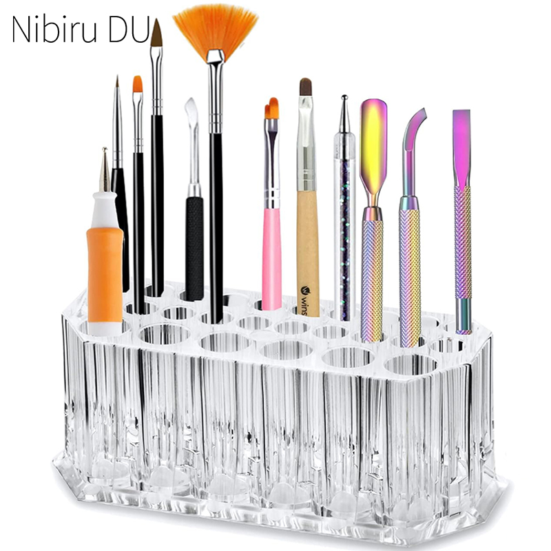 Nail Fan Brush - Organisateur de brosses à ongles en