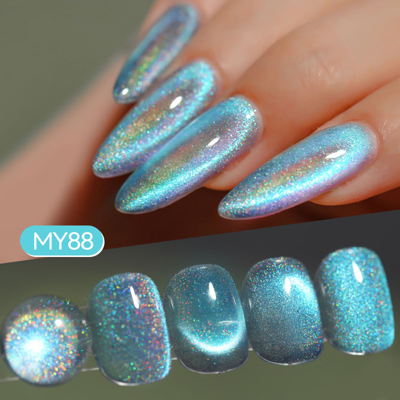 Nail Art Rainbow - BORN PRETTY 10ml glace bleu rouge
