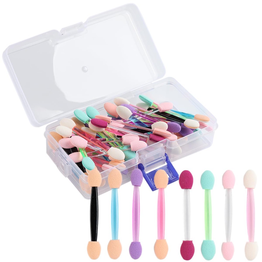 Nail Glitter Chrome - Fcozpjk 50 pinceaux applicateurs de poudre