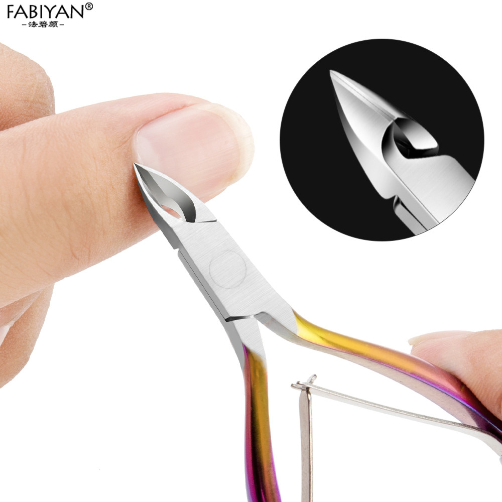 Pince à cuticules en acier ino - Nail Art Rainbow avis et prix