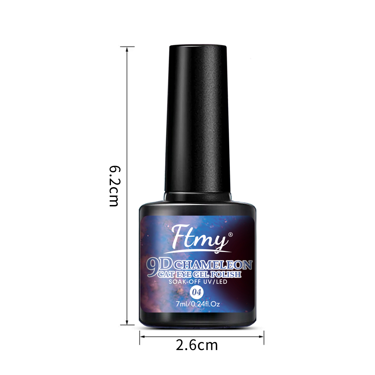 Gel à ongles magnétique arc-en - Nail Art Rainbow avis et prix