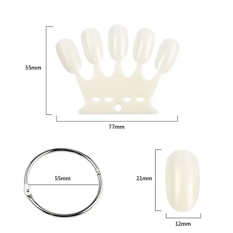 50 pièces/paquet Présentoir de - Nail Art Oval avis et prix