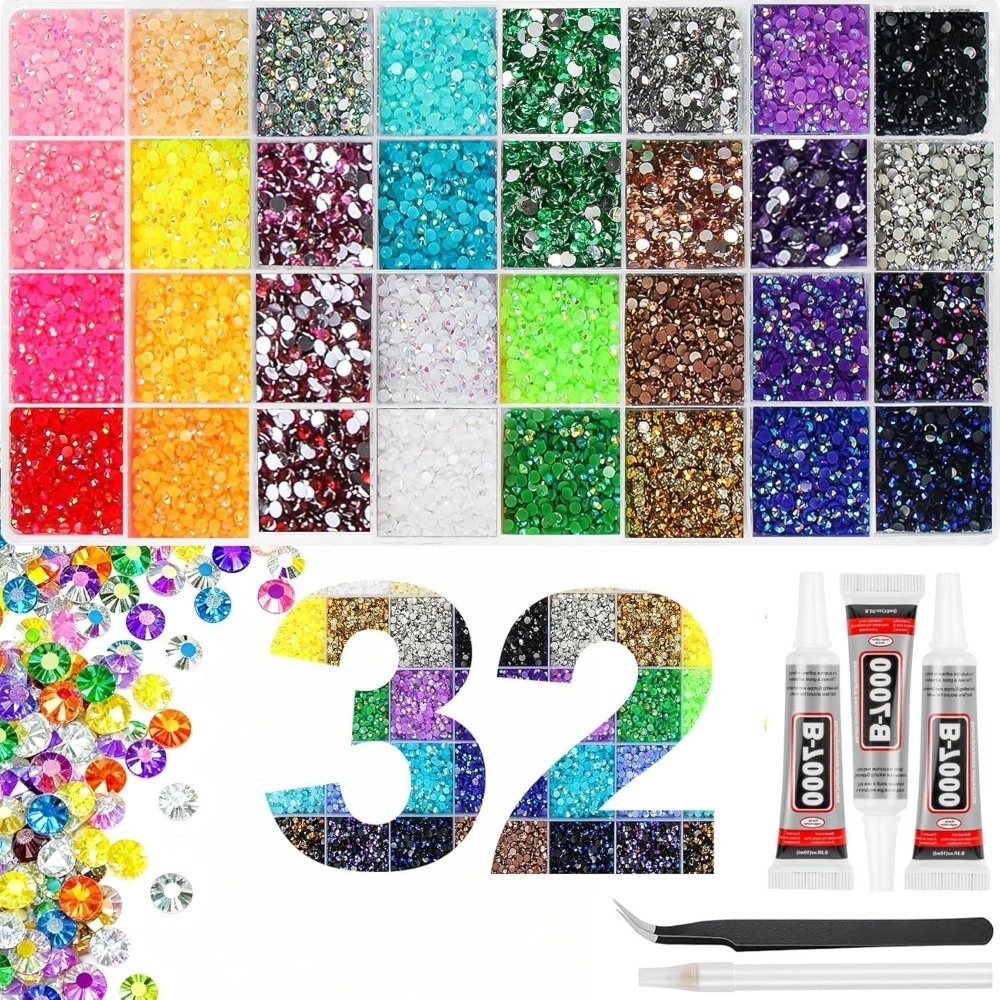 Kit de strass en résine multic - Nail Art Jelly avis et prix