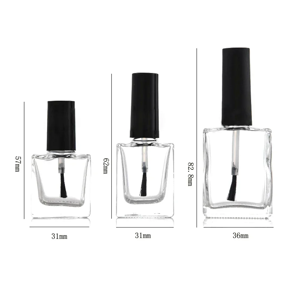 Mini bouteilles vides de verni - Nail Fan Brush avis et prix