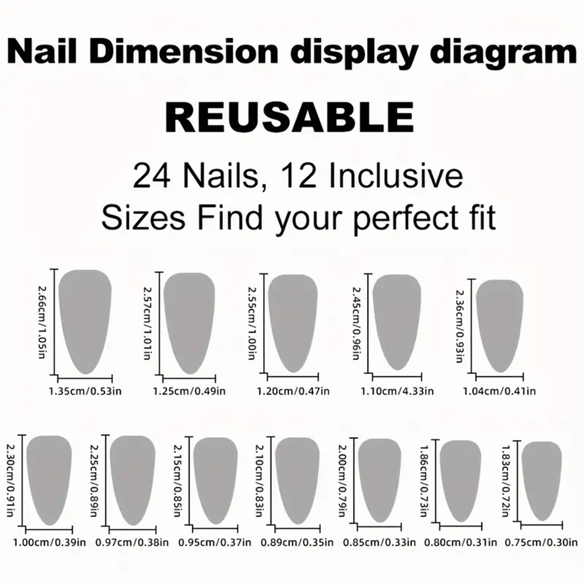 24 faux ongles en amande à pre - Nail Art Jelly avis et prix