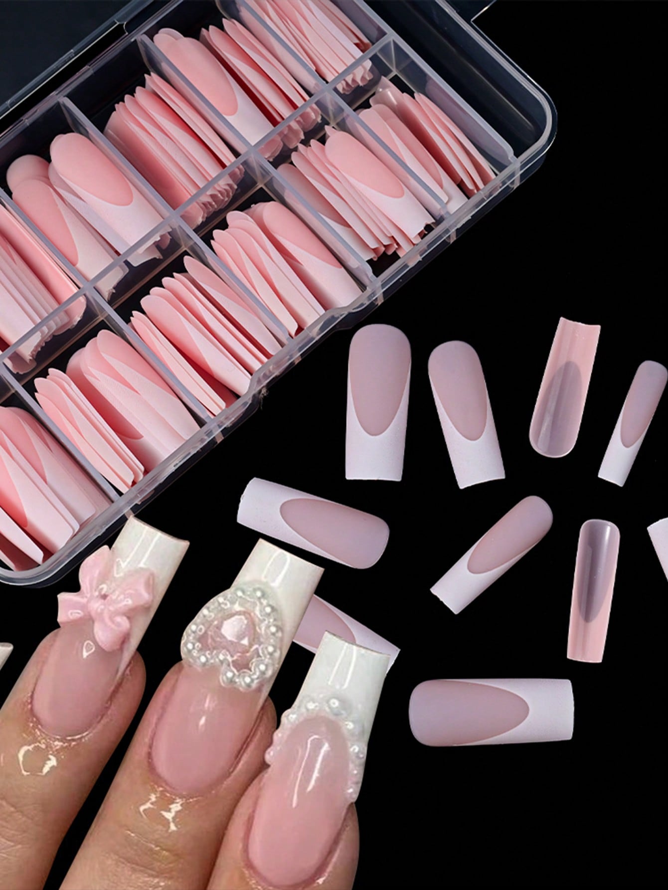 120 pièces/boîte, Kit de faux  - Nail Art Natural avis et prix