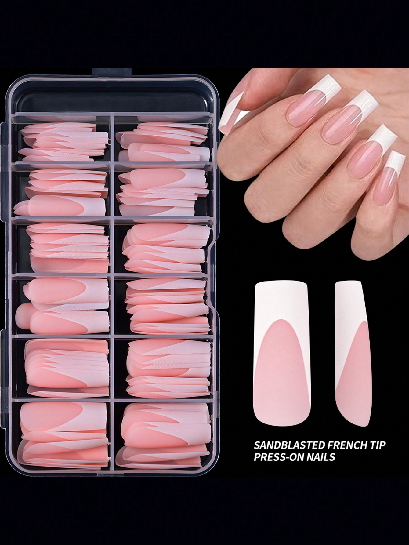 120 pièces/boîte, Kit de faux  - Nail Art Natural avis et prix