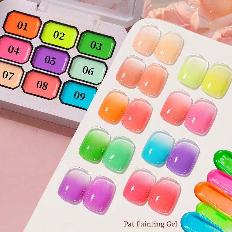 Ensemble de gel à ongles néon  - Nail Art Rainbow avis et prix