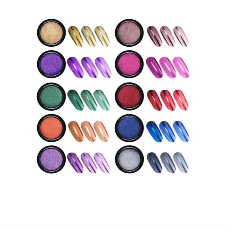 Poudre pailletée pour ongles,  - Nail Glitter Chrome avis et prix