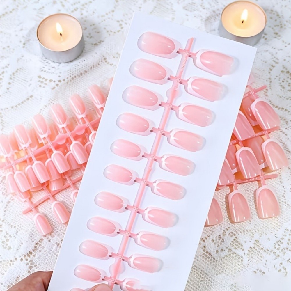 120 faux ongles carrés courts  - Nail Art Natural avis et prix