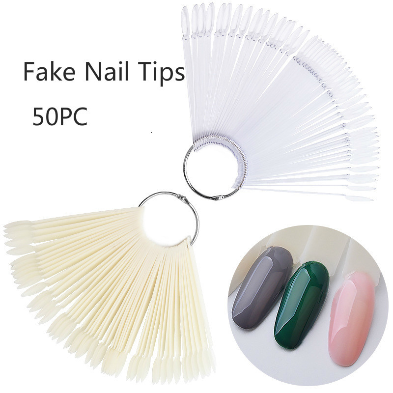 50pcs carte de couleur pointes - Nail Art Natural avis et prix