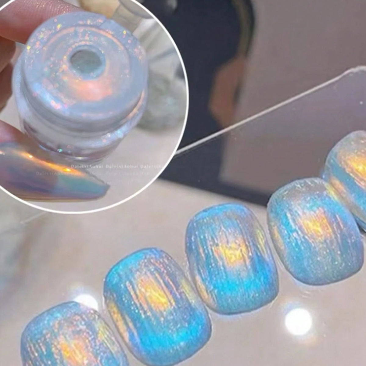Poudre à ongles effet chrome c - Nail Glitter Chrome avis et prix