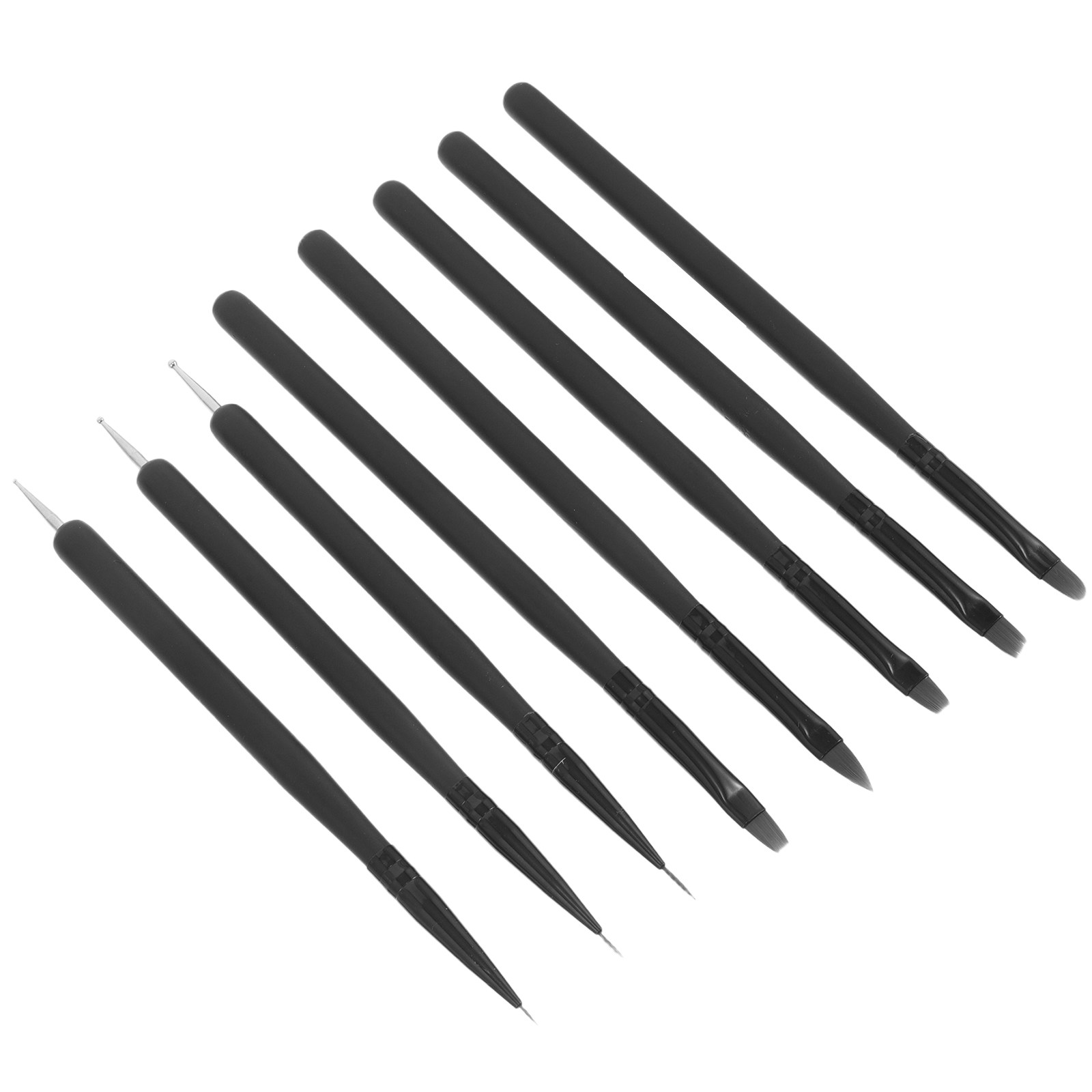 Kit de 8 pinceaux professionne - Nail Art Elegant avis et prix