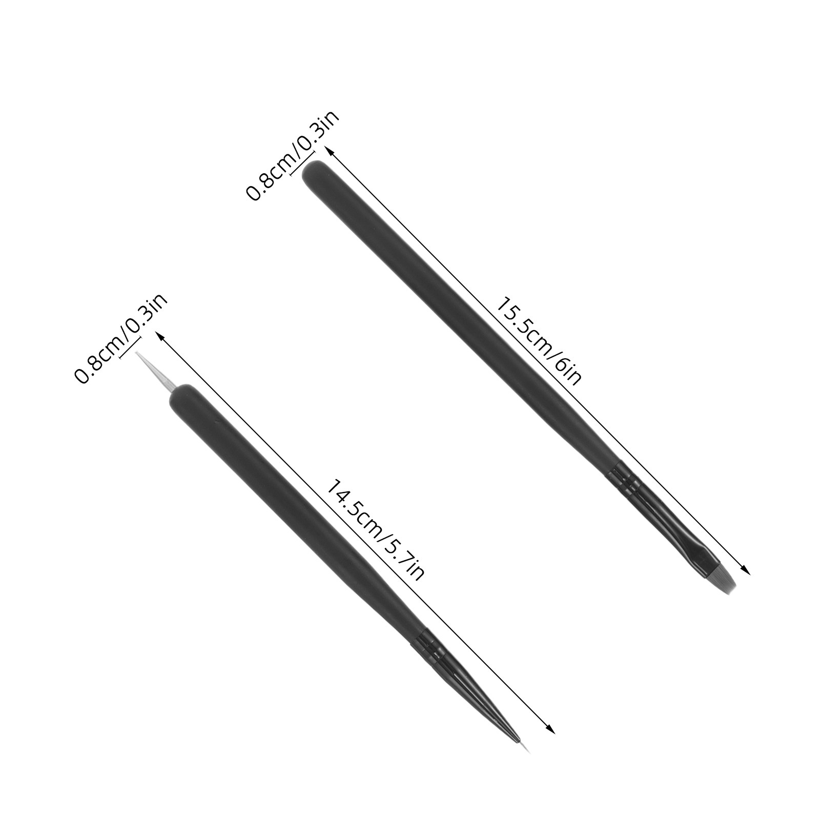 Kit de 8 pinceaux professionne - Nail Art Elegant avis et prix