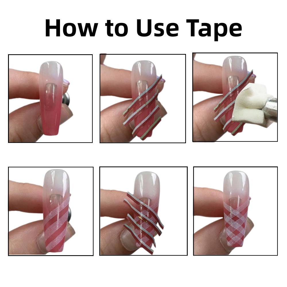Lot de 10 rouleaux de ruban ad - Striping Tape Nail avis et prix