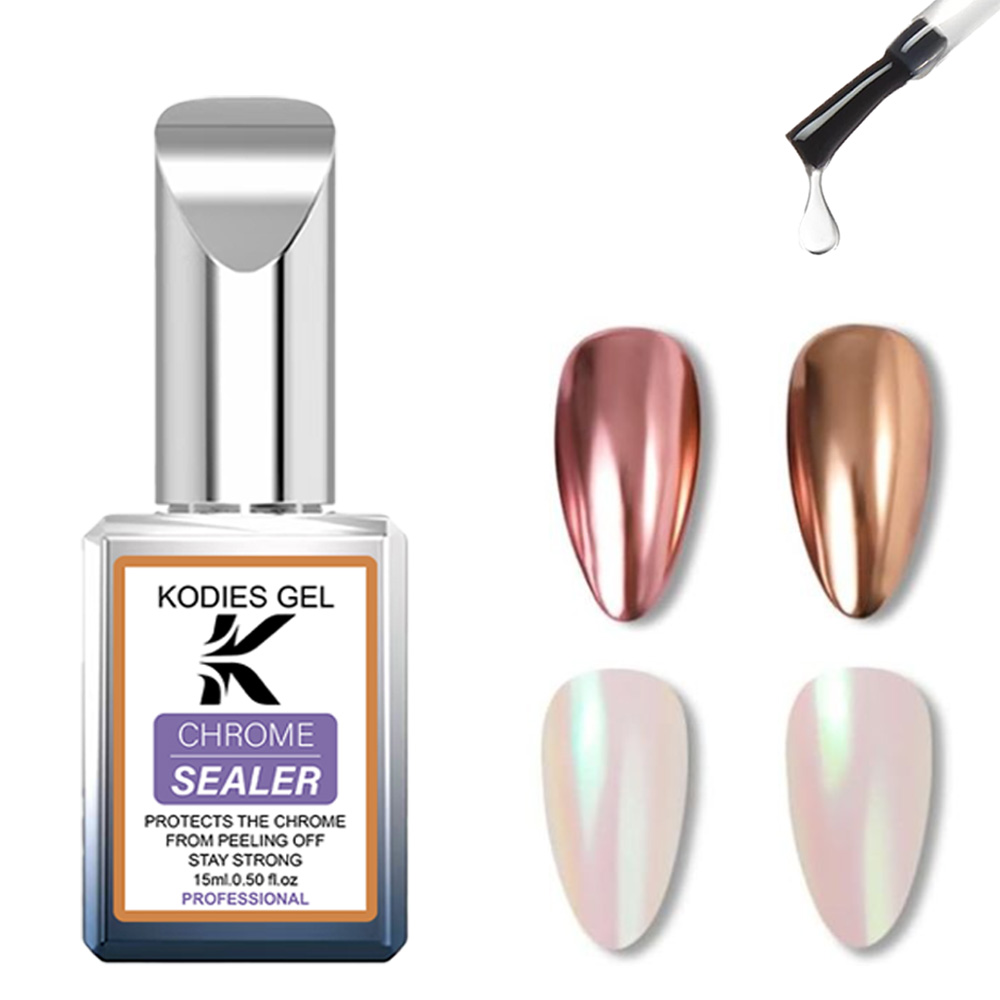 KODIES GEL Top Coat Chrome San - Nail Glitter Chrome avis et prix