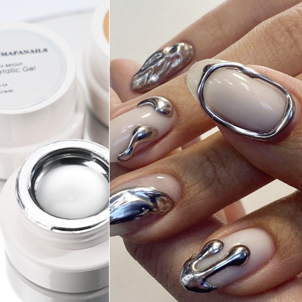Vernis à ongles gel métallique - Nail Glitter Chrome avis et prix