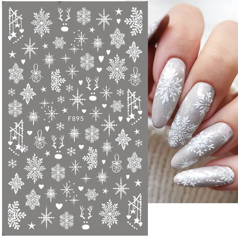 Autocollants 3D pour Nail Art, - Nail Art Xmas 2025 avis et prix