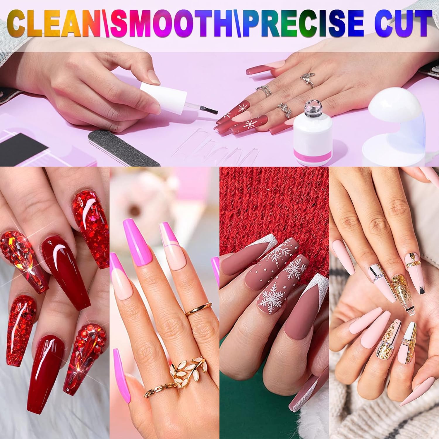 Coupe-ongles en acrylique avec - Nail Art Rainbow avis et prix