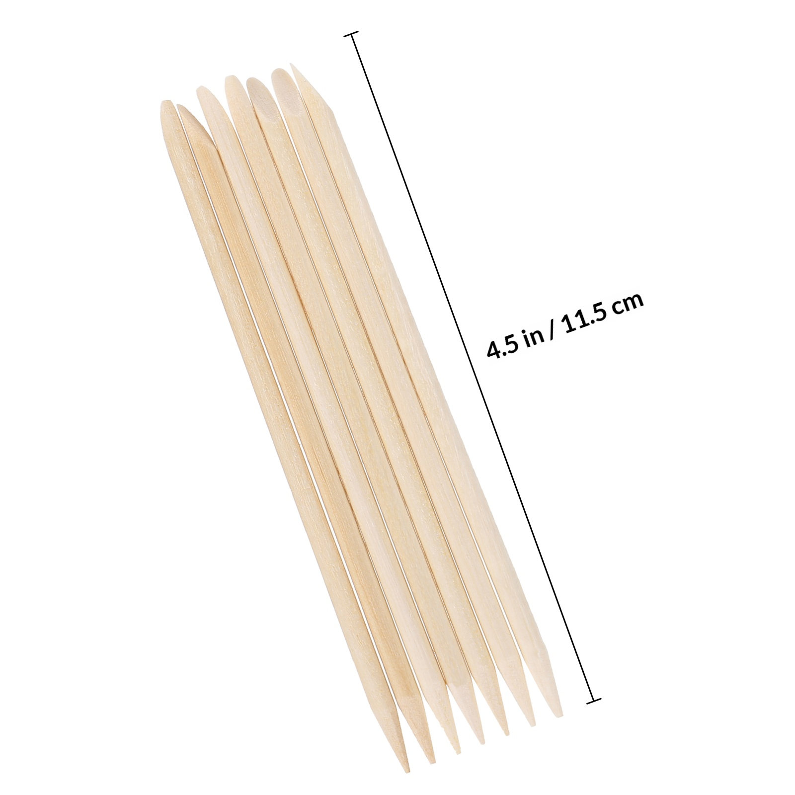 200 bâtonnets en bois orange d - Nail Art Natural avis et prix