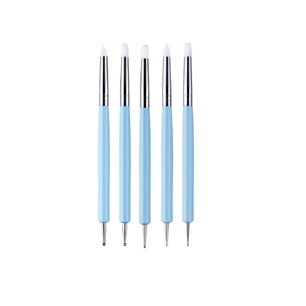 Lot de 5 outils de sculpture e - Nail Fan Brush avis et prix
