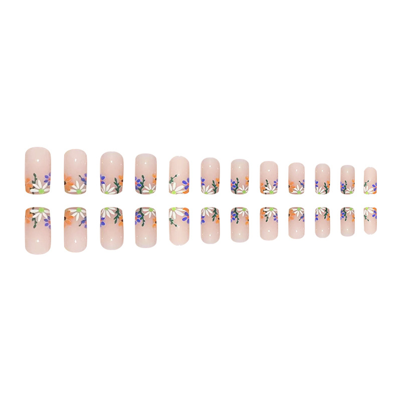 24 faux ongles carrés européen - Nail Art Jelly avis et prix