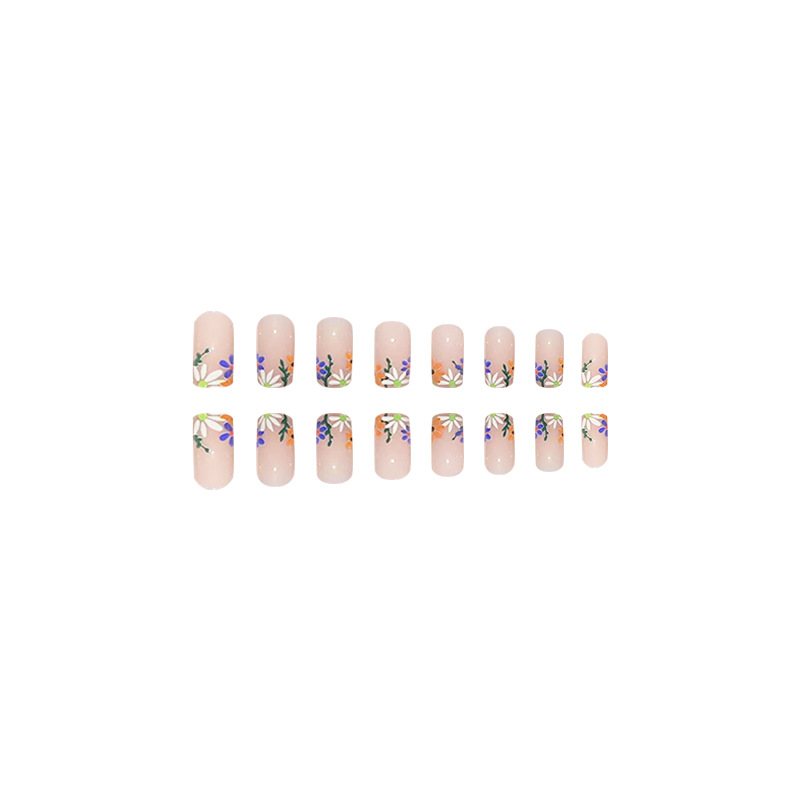 24 faux ongles carrés européen - Nail Art Jelly avis et prix