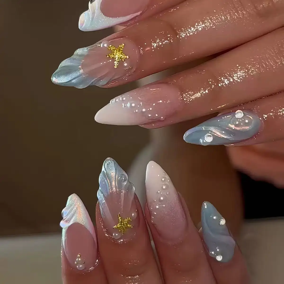Faux ongles français courts ov - Nail Art Oval avis et prix