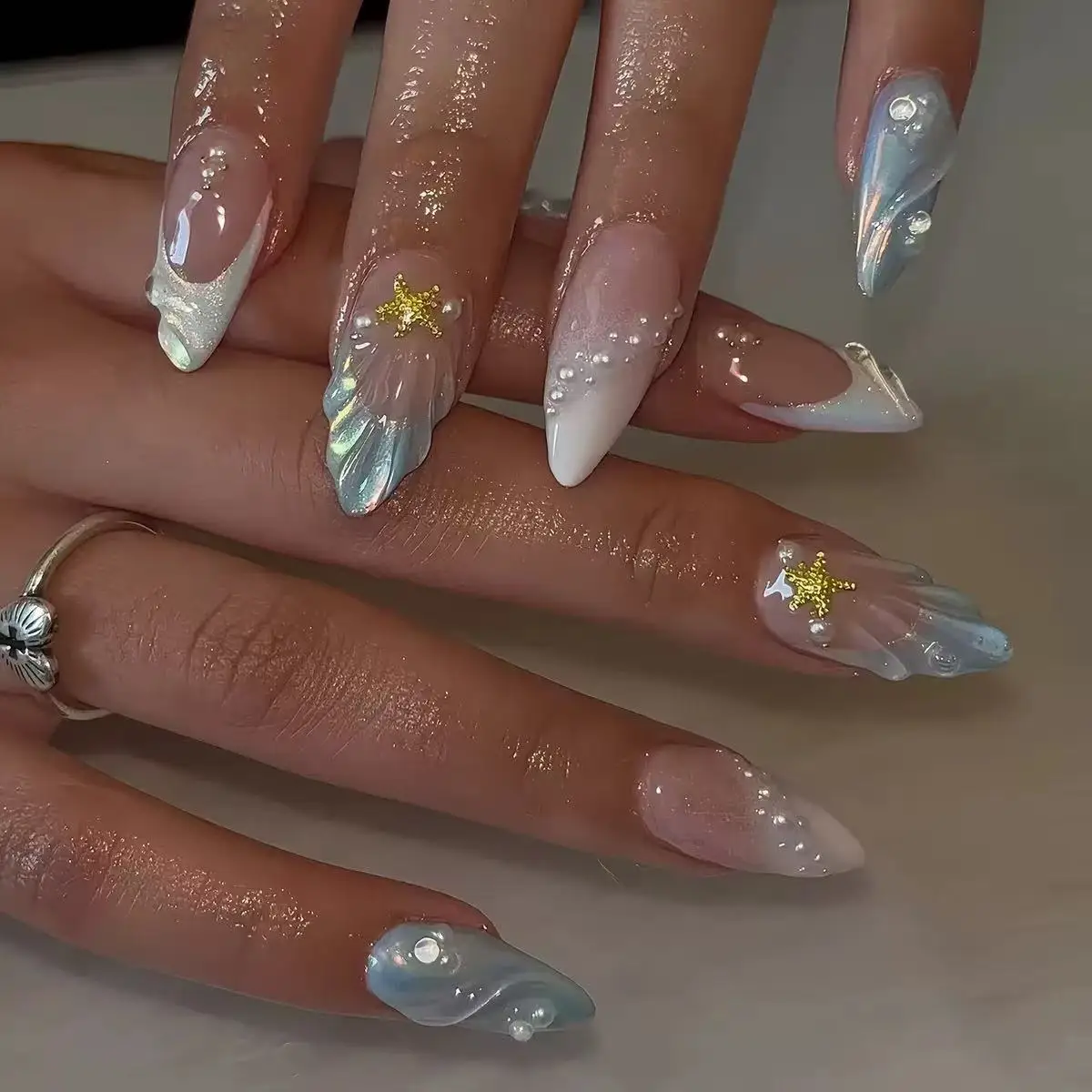 Faux ongles français courts ov - Nail Art Oval avis et prix