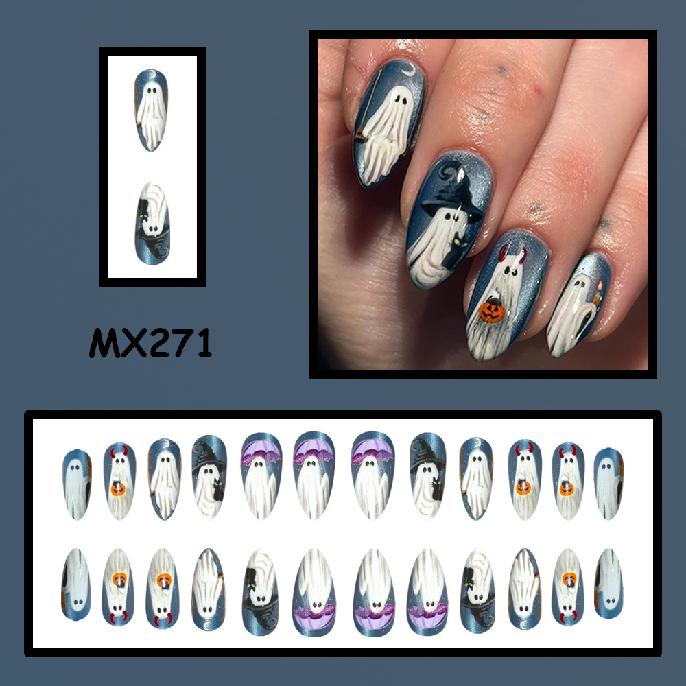 24 faux ongles Halloween à pre - Nail Art Jelly avis et prix