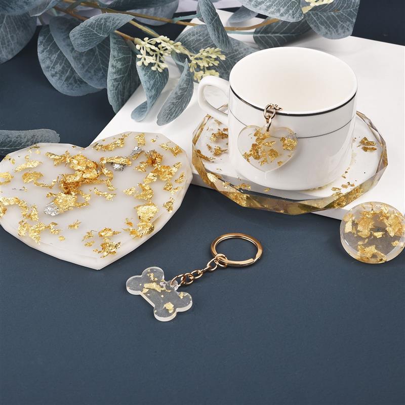 Feuille Imitation or argent cu - Nail Art Wedding avis et prix