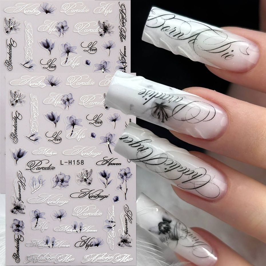 Autocollants pour ongles à mot - Nail Art Elegant avis et prix