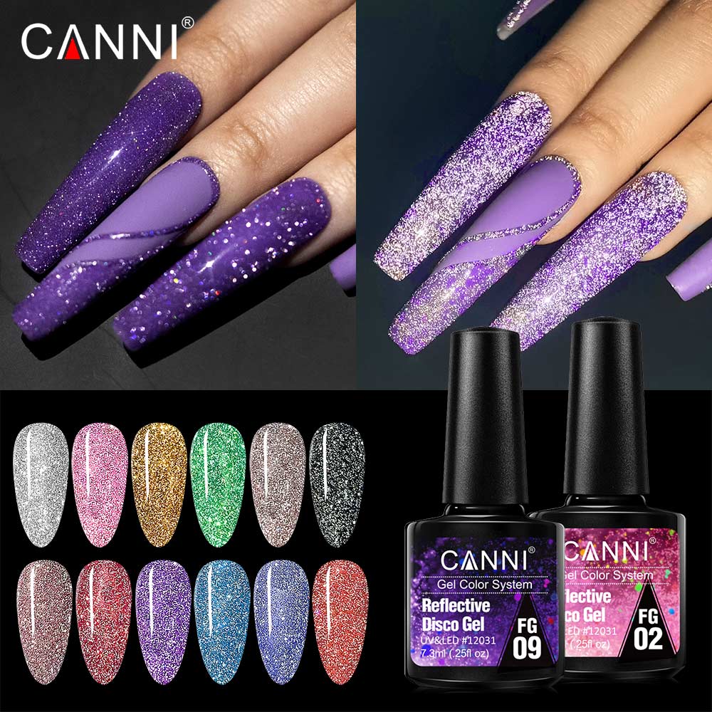 Canni Gel réfléchissant effet  - Nail Art Rainbow avis et prix