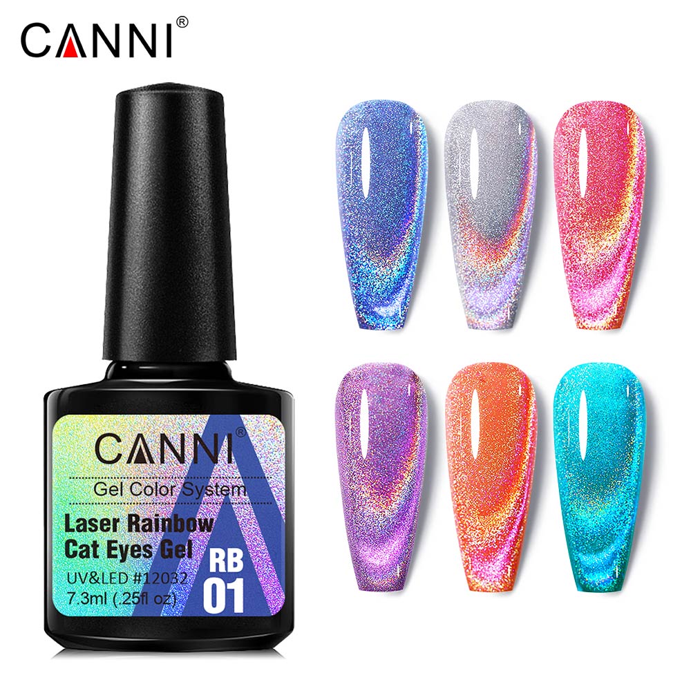 Canni Gel réfléchissant effet  - Nail Art Rainbow avis et prix