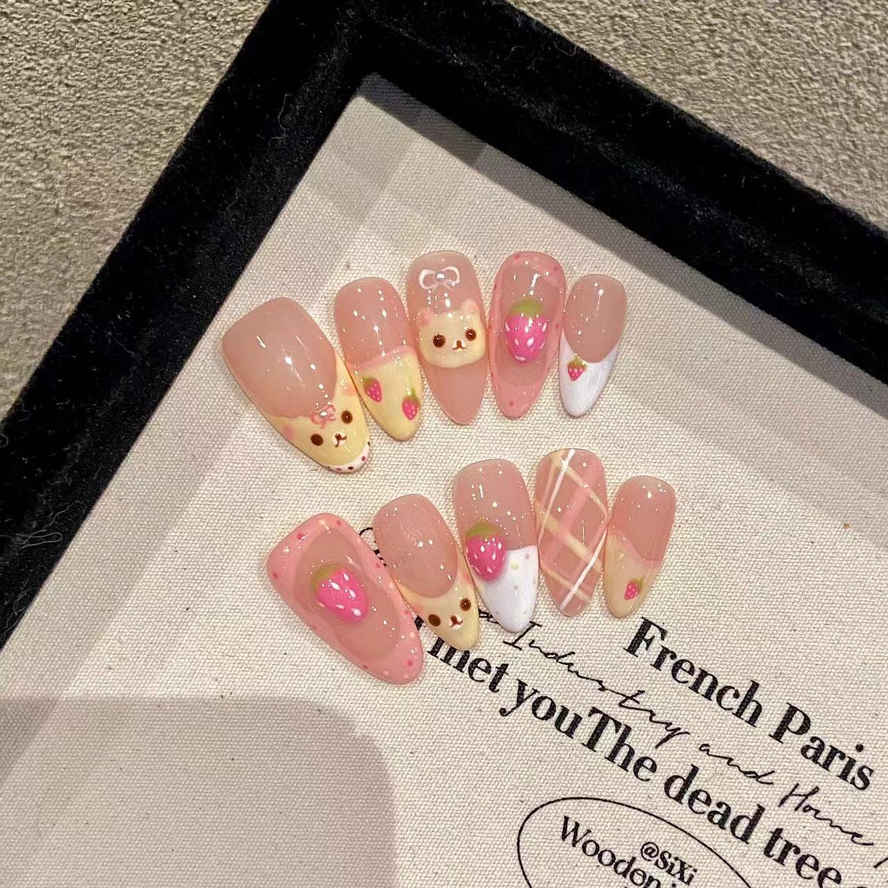 10 pièces de faux ongles ovale - Nail Art Oval avis et prix