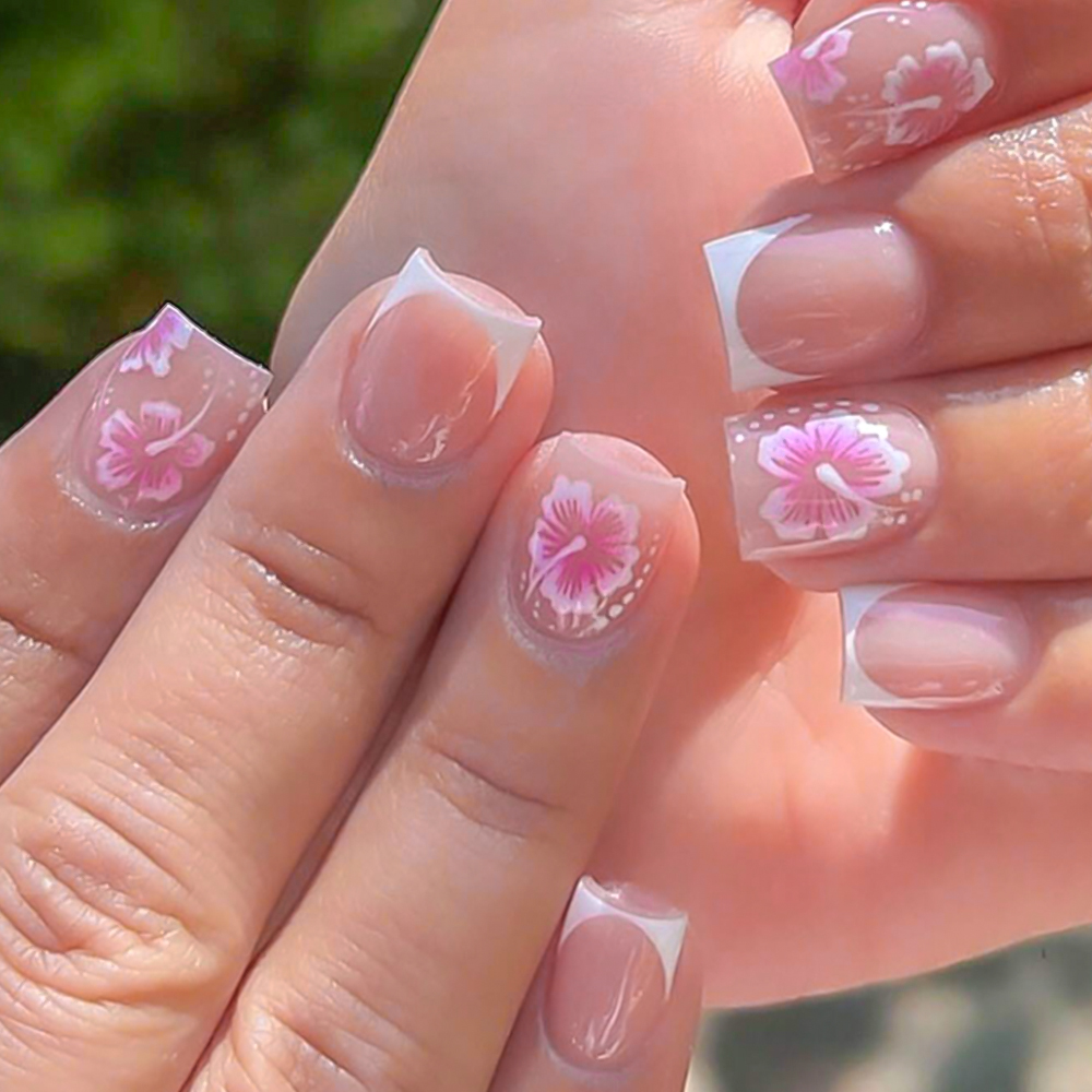 Faux ongles à fleurs française - Nail Art Wedding avis et prix
