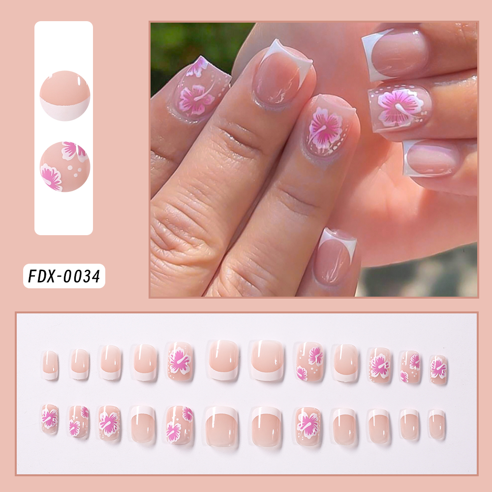 Faux ongles à fleurs française - Nail Art Wedding avis et prix