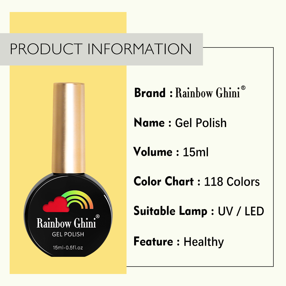 RG 15ml HEMA TPO gratuit paill - Nail Art Rainbow avis et prix