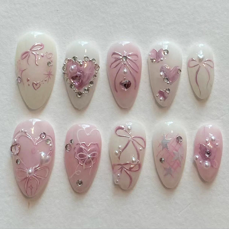 Lot de 24 faux ongles verts fr - Nail Art Oval avis et prix