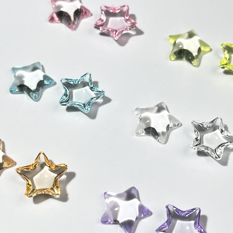50 pièces de breloques étoiles - Nail Art Lotso avis et prix