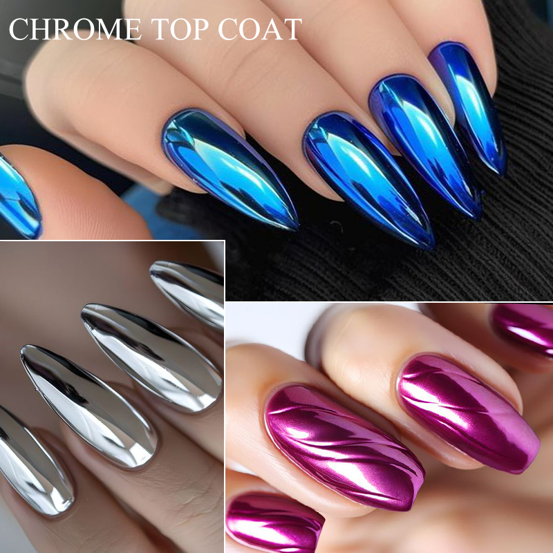 Top Coat Chrome 7ML pour Effet - Nail Glitter Chrome avis et prix