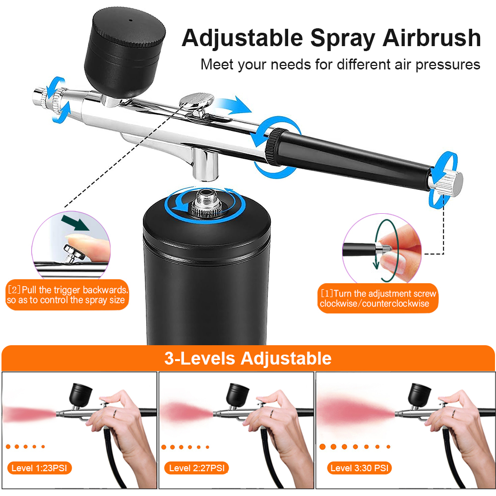 Aérographe ongles avec compres - Nail Fan Brush avis et prix