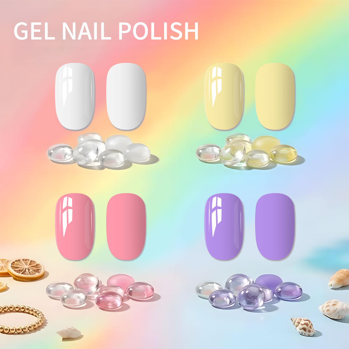 Ensemble de 4 vernis à ongles  - Nail Art Elegant avis et prix